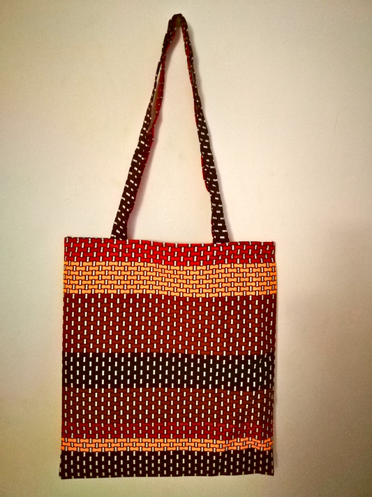 Sac Fourre-tout Éclaboussures de Couleurs en Wax