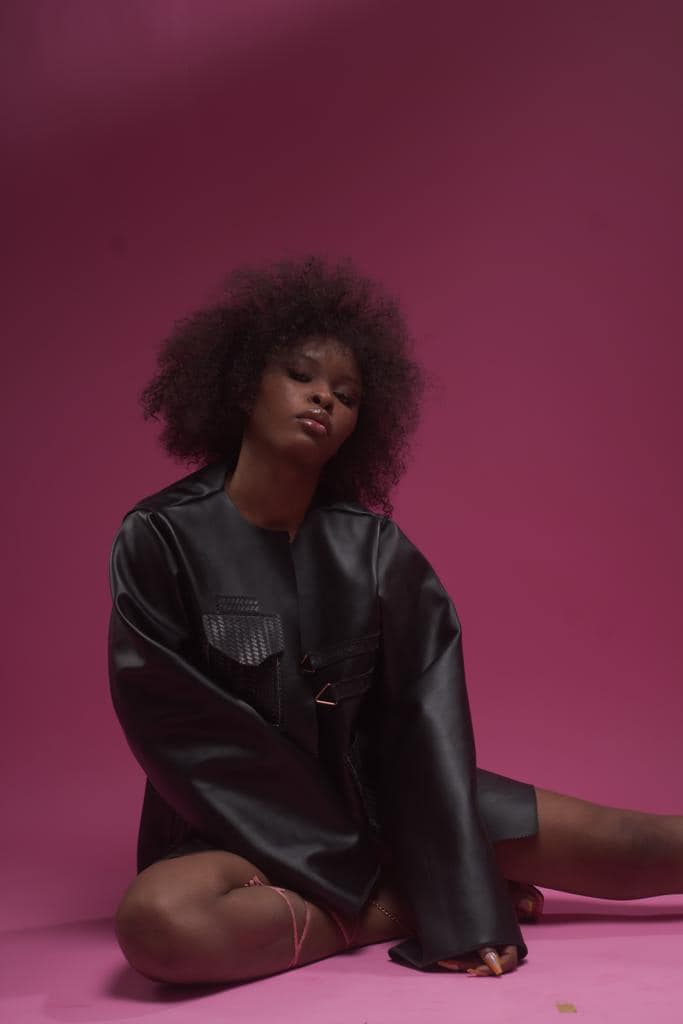 Veste simili cuir Noire éthique - Style chic responsable