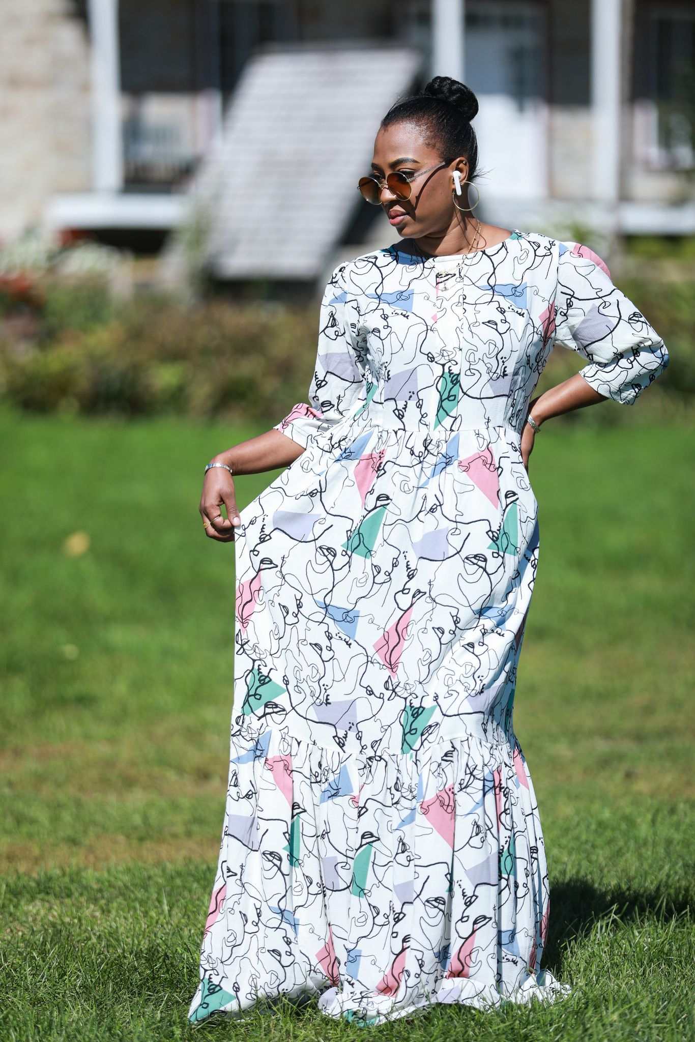 Robe Légèreté de Salane et Dibor : L'imprimé coloré qui vous inspire la joie de vivre !