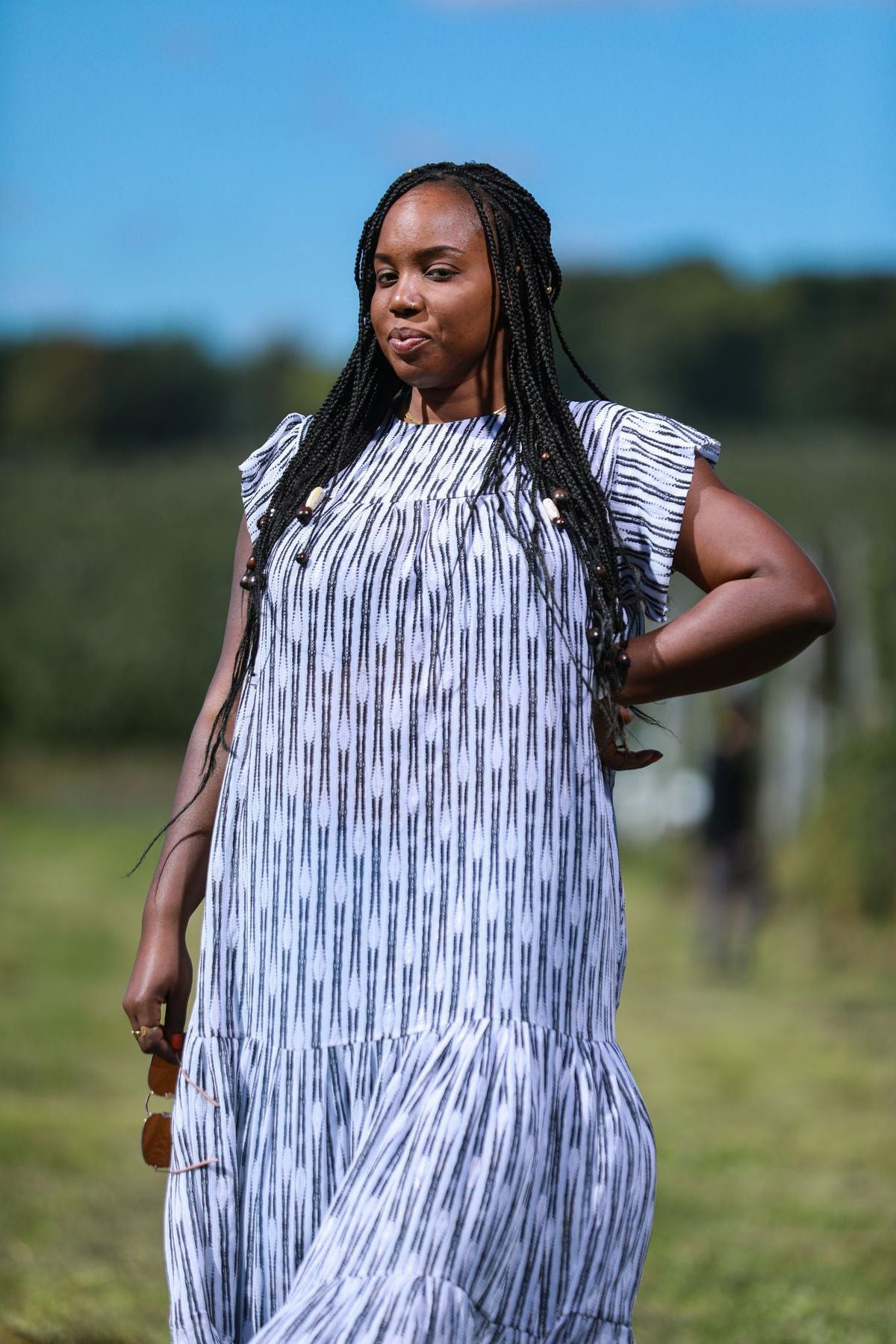 Douceur de Sabé et Daba : La Robe en Voile de Coton qui Allie Élégance et Fraîcheur