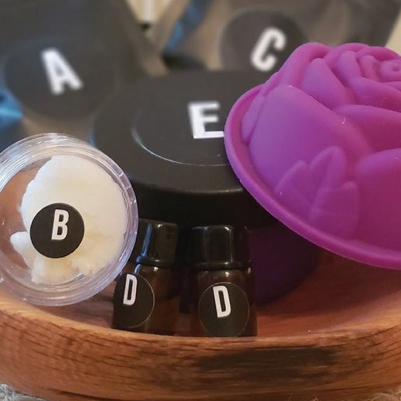 kit diy de shampoing et revitalisant solides