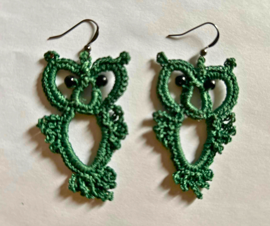 Boucles d'oreilles Hibou Mystique