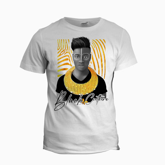 Black Culture - Un T-shirt Unisexe qui Rayonne d'Élégance